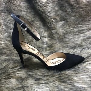 Sam Edelman Harlow Ankle Strap Pointed Toe Pump